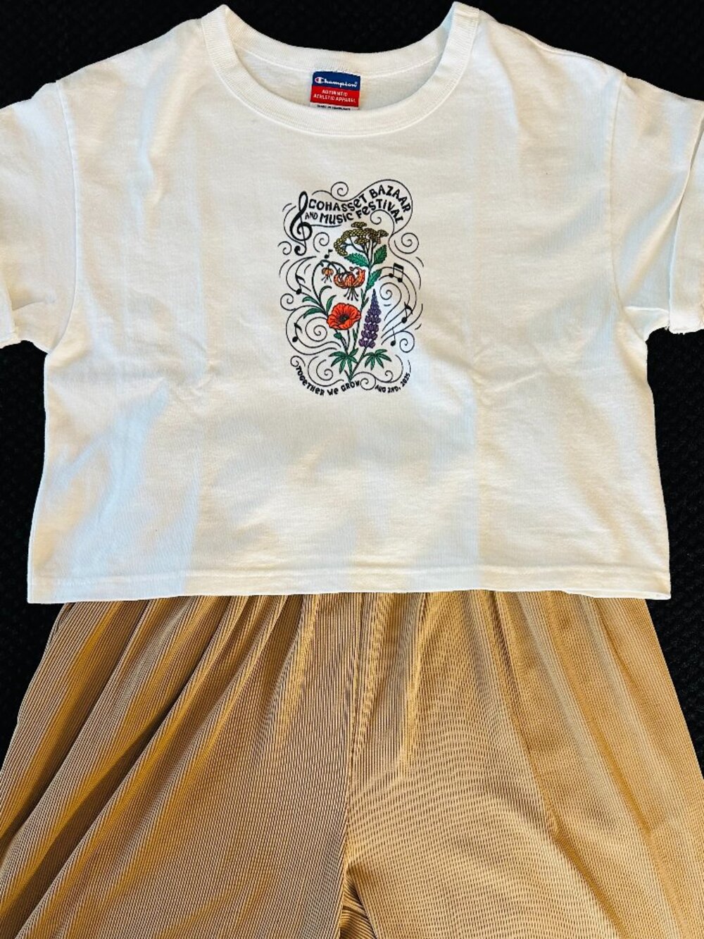 Champion Authentic Graphic Crop Boxy Tee - Cohasset Bazaar - Small